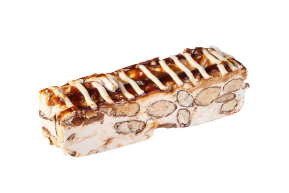 MORBIDINI PANNA DI NORMANDIA E CARAMELLO SALATO STECCA DI TORRONE TENERO MANDORLA 50g INCARTATA Rivoltini